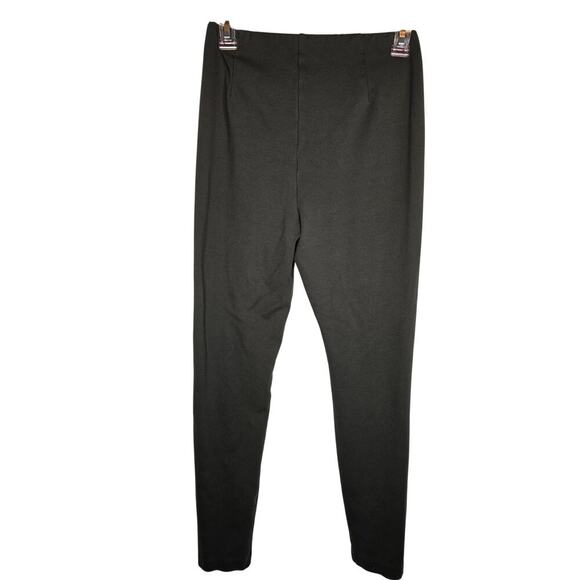 J JILL DARK GREEN GRAY LEGGINGS STRETCH PANTS EXCELLENT CONDITION - Picture 2 of 4